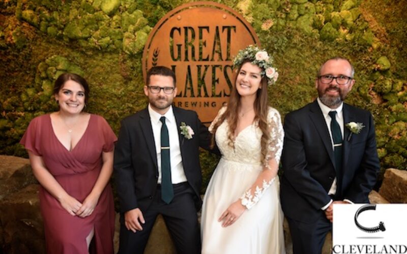 Great lake brewery company Cleveland Ohio wedding for Rachel & Jeff