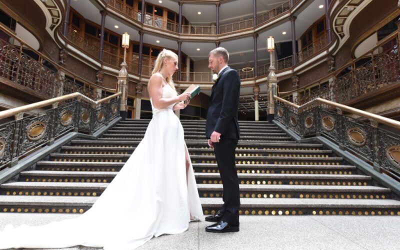 Hyatt Regency Cleveland At The Arcade Ohio wedding for Madison & Ben