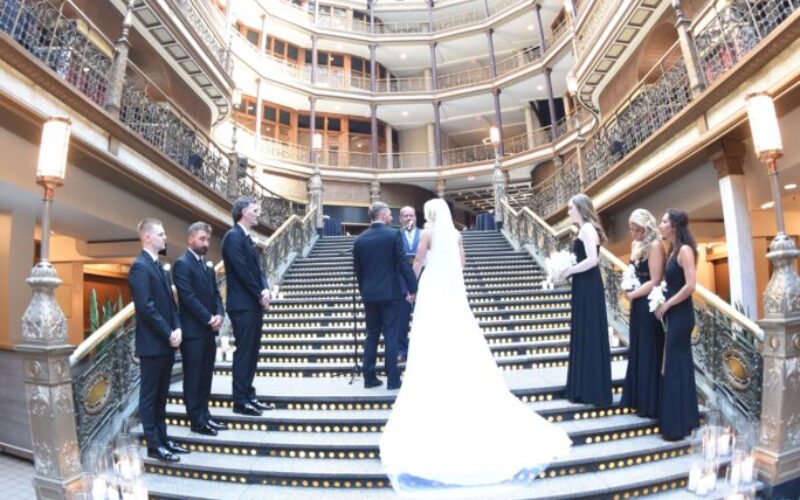 Hyatt Regency Cleveland At The Arcade Ohio wedding for Madison & Ben