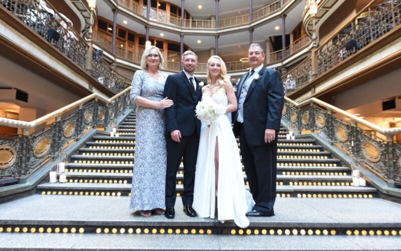 Hyatt Regency Cleveland At The Arcade Ohio wedding for Madison & Ben