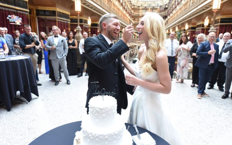 Hyatt Regency Cleveland At The Arcade Ohio wedding for Madison & Ben