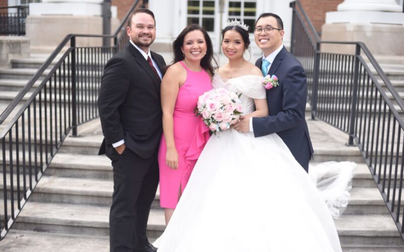 Embassy Suites Cleveland Rockside  Independence Ohio wedding for Ve & Tony