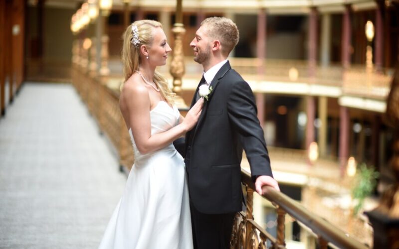 Hyatt Regency Cleveland At The Arcade Ohio wedding for Madison & Ben