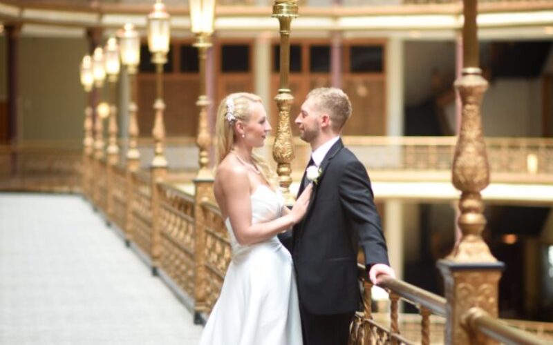 Hyatt Regency Cleveland At The Arcade Ohio wedding for Madison & Ben